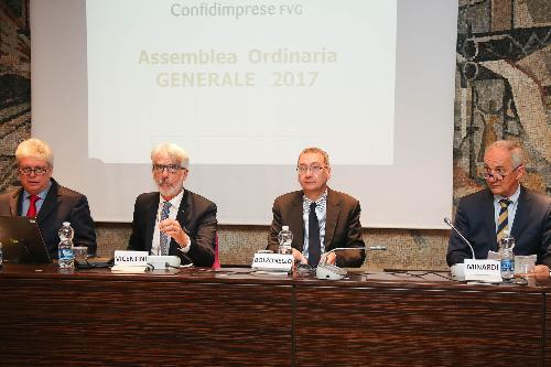 Sergio Bolzonello (Vicepresidente Regione FVG e assessore Attività produttive, Turismo e Cooperazione) all'Assemblea di Confidimprese FVG - Udine 13/05/2017 (Foto Gianni Strizzolo)