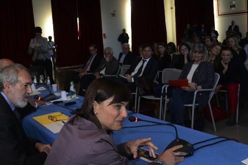 Debora Serracchiani (Presidente Regione Friuli Venezia Giulia) alla Centrale Idrodinamica del Porto Vecchio - Trieste 17/05/2017