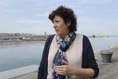 Loredana Panariti (Assessore regionale Lavoro, Formazione, Istruzione, Pari Opportunità, Politiche giovanili, Ricerca e Università) alla manifestazione "I mestieri & i misteri del mare", nell'ambito di Mare Nordest 2017, al Molo IV - Trieste 19/05/2017