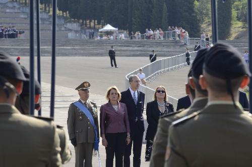 Sergio Bolzonello (Vicepresidente Regione FVG e assessore Attività produttive, Turismo e Cooperazione) alla celebrazione della Festa della Repubblica - Redipuglia 02/06/2017