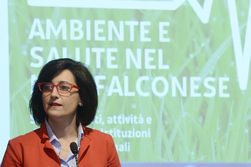 Sara Vito (Assessore regionale Ambiente ed Energia) alla giornata di studi sulla correlazione tra ambiente e salute nel Monfalconese - Monfalcone 07/06/2017