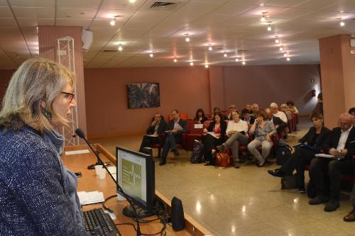 Maria Sandra Telesca (Assessore regionale Salute, Integrazione socio-sanitaria, Politiche sociali e Famiglia) alla giornata di studi sulla correlazione tra ambiente e salute nel Monfalconese - Monfalcone 07/06/2017