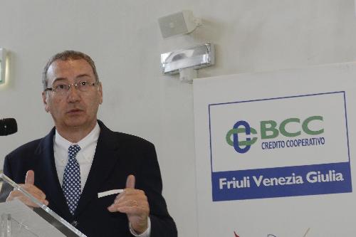 Sergio Bolzonello (Vicepresidente Regione FVG e assessore Attività produttive, Turismo e Cooperazione) all'assemblea annuale dei soci delle BCC del Friuli Venezia Giulia - Trieste 10/06/2017