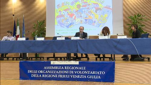 Gianni Torrenti (Assessore regionale Cultura, Sport e Solidarietà) all'Assemblea regionale delle organizzazioni di volontariato del Friuli Venezia Giulia - Udine 10/06/2017