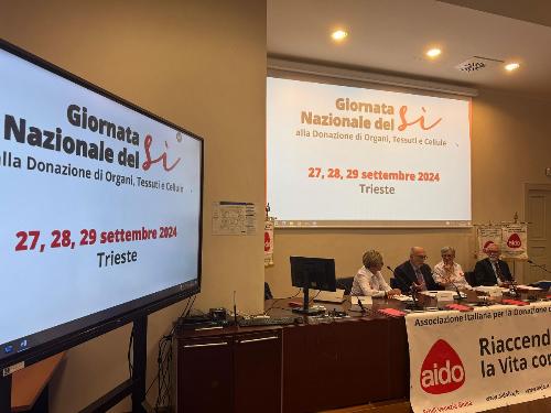 L'avvio della Giornata del sì alla dondazione degli organi, dei tessuti e delle cellule nella Sala Prendonzani del Palazzo della Regione