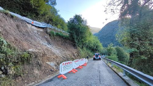 Il luogo dell'evento franoso