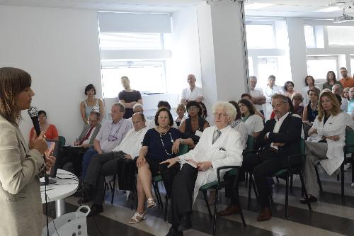 Debora Serracchiani (Presidente Regione Friuli Venezia Giulia) incontra il personale dell'ospedale Burlo Garofolo - Trieste 21/06/2017
