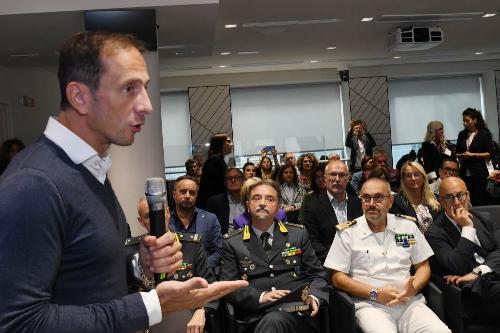 Il governatore Fedriga nel corso del suo intervento