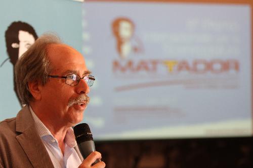 Gianni Torrenti (Assessore regionale Cultura, Sport e Solidarietà) all'annuncio dei primi vincitori dell'ottava edizione del Premio Mattador - Trieste 01/07/2017