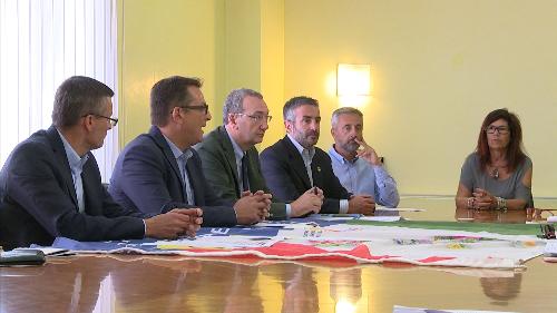 Sergio Bolzonello (Vicepresidente Regione FVG e assessore Attività produttive, Turismo e Cooperazione) alla presentazione della candidatura di Grado al titolo mondiale di Communities in Bloom (Comunità in fiore) - Trieste 03/07/2017