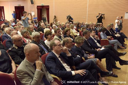 Gianni Torrenti (Assessore regionale Cultura, Sport e Solidarietà) all'inaugurazione di Mittelfest - Cividale del Friuli 15/07/2017 (Foto Luca A. d'Agostino e Lorenzo Scaldaferro /Phocus Agency © 2017)