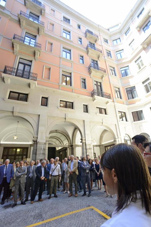 Debora Serracchiani (Presidente Regione Friuli Venezia Giulia) all'inaugurazione della sede ristrutturata della Regione FVG in via Carducci 6 - Trieste 19/07/2017