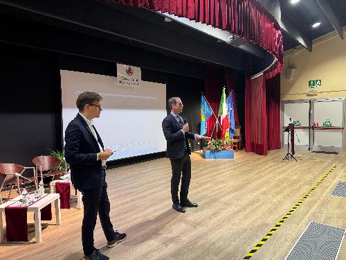 L'intervento del governatore del Friuli Venezia Giulia, Massimiliano Fedriga.