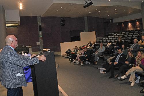 L'assessore regionale al Patrimonio e Demanio Sebastiano Callari al convegno "Concessioni balneari: principi europei della concorrenza, regime di proroga e possibili sviluppi".