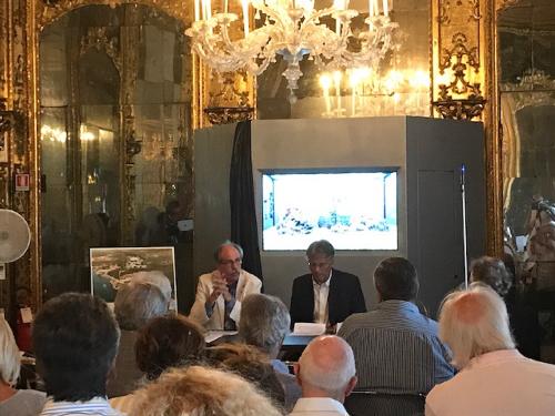 Gianni Torrenti (Assessore regionale Cultura, Sport e Solidarietà) alla presentazione di "100 milioni di anni fa: il mare del Carso" - Trieste 30/08/2017