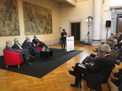 Debora Serracchiani (Presidente Regione Friuli Venezia Giulia) alla consegna del premio Friuli Storia - Udine 20/09/2017