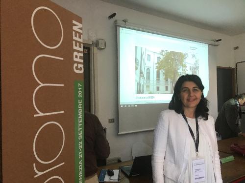 Mariagrazia Santoro (Assessore regionale Infrastrutture e Territorio) alla manifestazione Urbanpromo Green - Venezia 21/09/2017