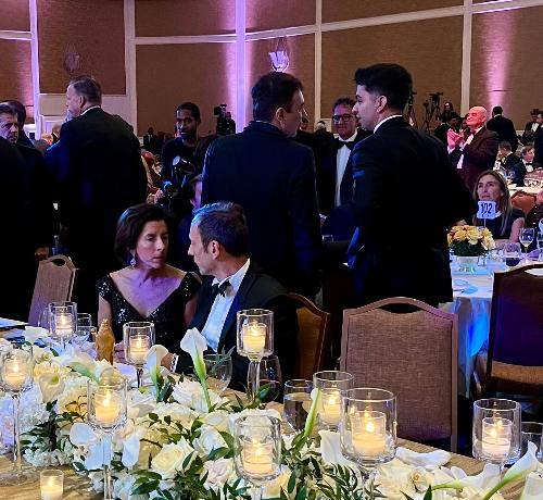 Il governatiore Fedriga e il segretario al Commercio degli Stati Uniti d'America
Gina Raimondo