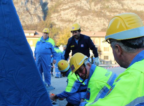 Esercitazione della Protezione civile - Villa Santina 05/11/2017