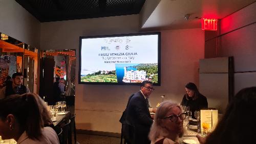 Un momento dell'evento rivolto ai tour operator e ai giornalisti statunitensi organizzato da PromoTurismoFVG a New York