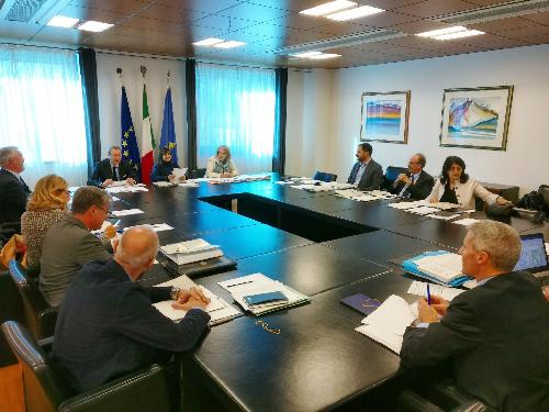 Riunione della Giunta regionale del Friuli Venezia Giulia - Udine 10/11/2017