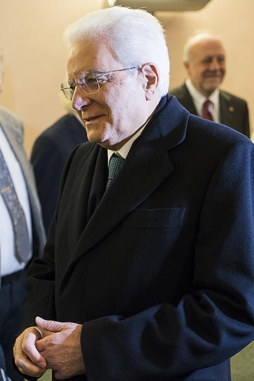 Sergio Mattarella (Presidente della Repubblica) alla cerimonia di inaugurazione dell'Anno Accademico dell'Università di Udine - Udine 13/11/2017