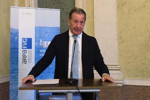 L'assessore regionale alla Difesa dell'ambiente, Energia e Sviluppo sostenibile Fabio Scoccimarro