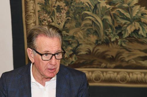 L'assessore regionale per la Difesa dell'Ambiente Fabio Scoccimarro durante la seduta odierna di giunta