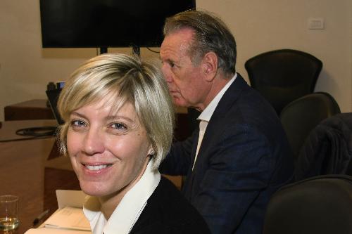 L'assessore Barbara Zilli nel corso della seduta odierna di Giunta