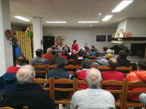 Sara Vito (Assessore regionale Ambiente ed Energia) interviene al "Meeting per la speleologia", al centro visite Gradina - Doberdò del Lago 11/12/2017