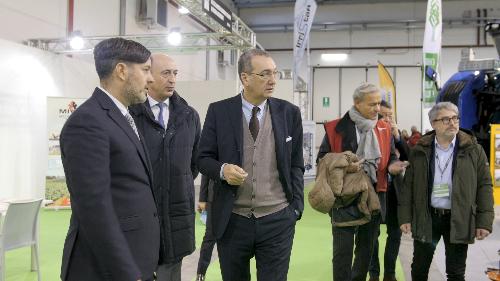 Sergio Bolzonello (Vicepresidente Regione FVG e assessore Attività produttive, Turismo e Cooperazione) all'inaugurazione della prima edizione di Rive - Pordenone 12/12/2017 (Foto Pordenone Fiere)