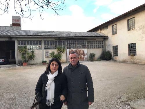 Mariagrazia Santoro (Assessore regionale Infrastrutture e Territorio) e Roberto Trentin (Sindaco Premariacco) - Premariacco 22/12/2017