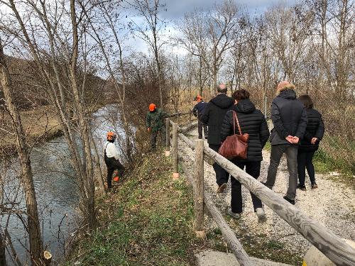 Sopralluogo di verifica degli interventi sul rio Ospo - Muggia 13/02/2018