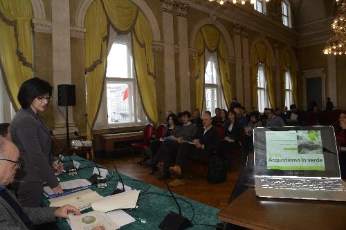 Il pubblico intervenuto al Forum 'Acquistare verde per
l'innovazione e la sostenibilità ambientale' - Trieste 06/03/2018 