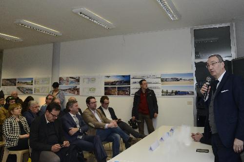 Intervento del vicepresidente della Regione, Sergio Bolzonello, alla presentazione del nuovo progetto preliminare 
del polo termale di Grado 