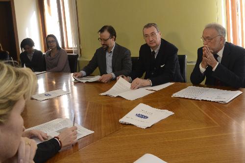 Sergio Bolzonello (Vicepresidente Regione Friuli Venezia Giulia) nel corso della presentazione annuale delle attività del Frie - Trieste 14/03/2018