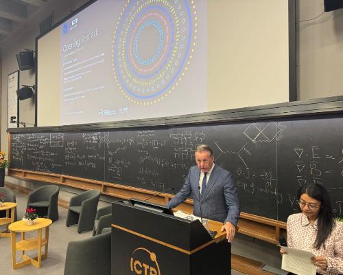L'intervento dell’assessore alla Difesa dell’ambiente, energia e sviluppo sostenibile Fabio Scoccimarro alla cerimonia per i 60 anni dell’Istituto internazionale di fisica teorica Abdus Salam.
