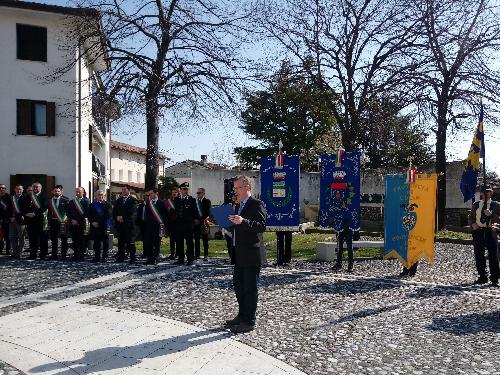 Festa della Patria del Friuli, raduno corteo in piazza a Arzene 