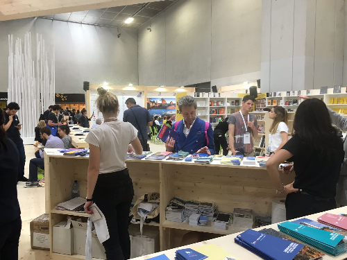 Lo stand del Friuli Venezia Giulia al Salone del libro di Torino