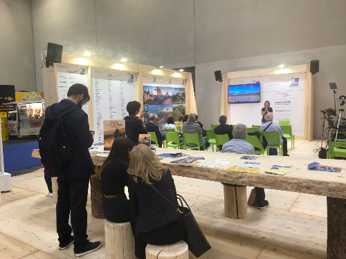 Lo stand del Friuli Venezia Giulia al Salone del libro di Torino