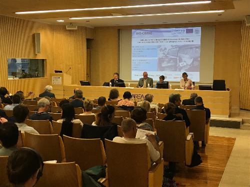 L'evento formativo del progetto Bio-Crime tenutosi questa mattina all'Area Science Park di Trieste