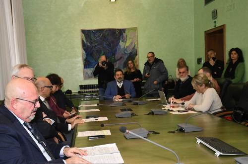 L’assessore ai Servizi informativi Sebastiano Callari alla presentazione dello sportello per l'attivazione dello Spid.