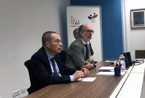 Riccardo Riccardi (Assessore regionale Salute) in visita al Centro di Riferimento Oncologico (Cro) - Aviano 27/06/2018