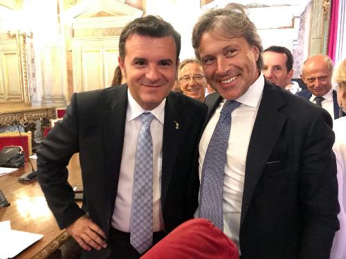 Sergio Bini (Assessore regionale Attività produttive) all’incontro con il ministro Gian Marco Centinaio e gli assessori regionali al Turismo - Roma 18/07/2018