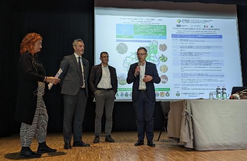 L'intervento dell'assessore regionale Stefano Zanier durante l'incontro svoltosi a San Quirino