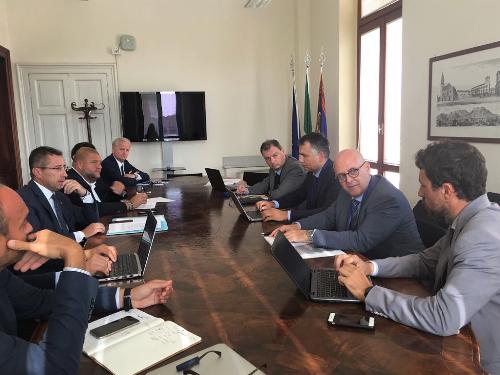 L'incontro tra l'assessore Callari e il vicepresidente della Regione Veneto Gianluca Forcolin