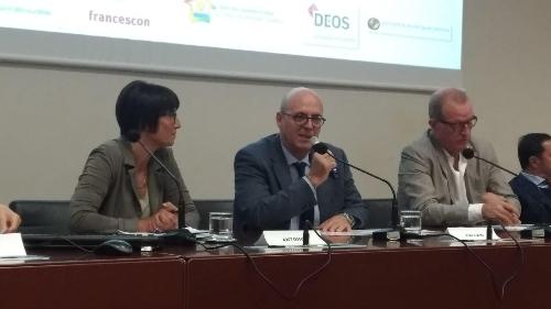 L'assessore alla Funzione pubblica del Friuli Venezia Giulia, Sebastiano Callari, alla presentazione del progetto transfrontaliero CrossCare per la cura dell'anziano -  Trieste, 28/09/2018