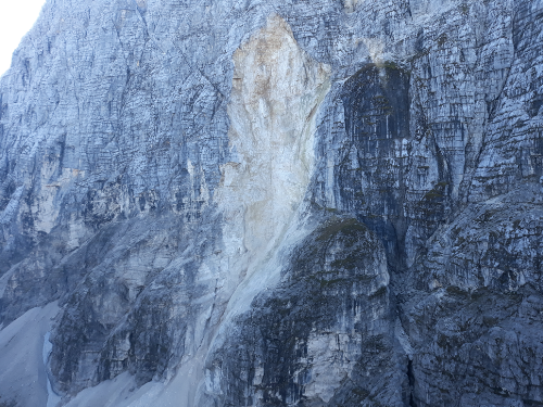 La parete del monte Foronon del Buinz