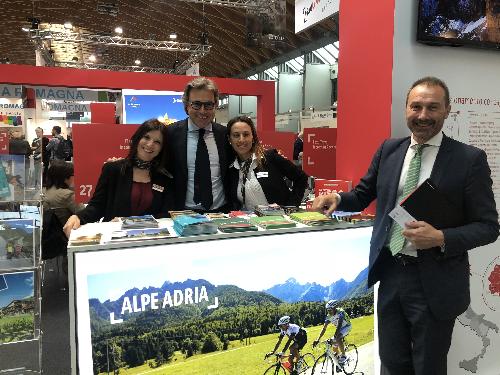 L’assessore regionale al Turismo, Sergio Emidio Bini con il direttore generale di PromoturismoFvg, Lucio Gomiero