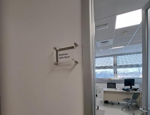 Uno degli ambulatori presenti nella struttura